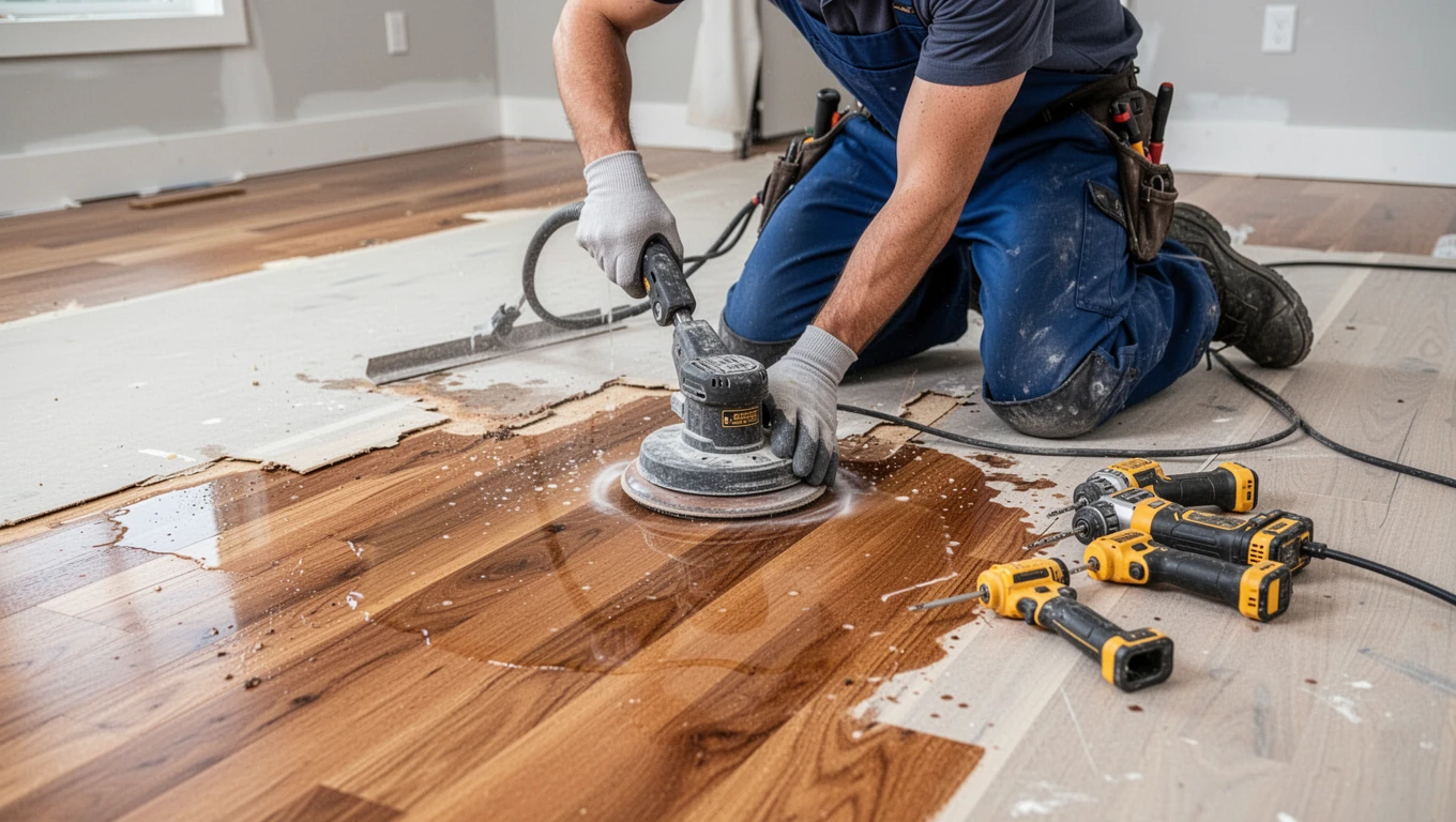 Hardwood Floor Water Damage Repair