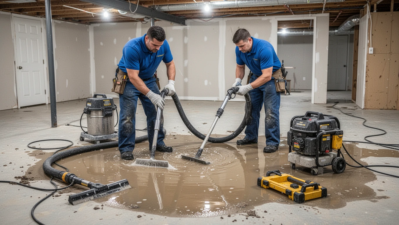 Basement Flood Cleanup